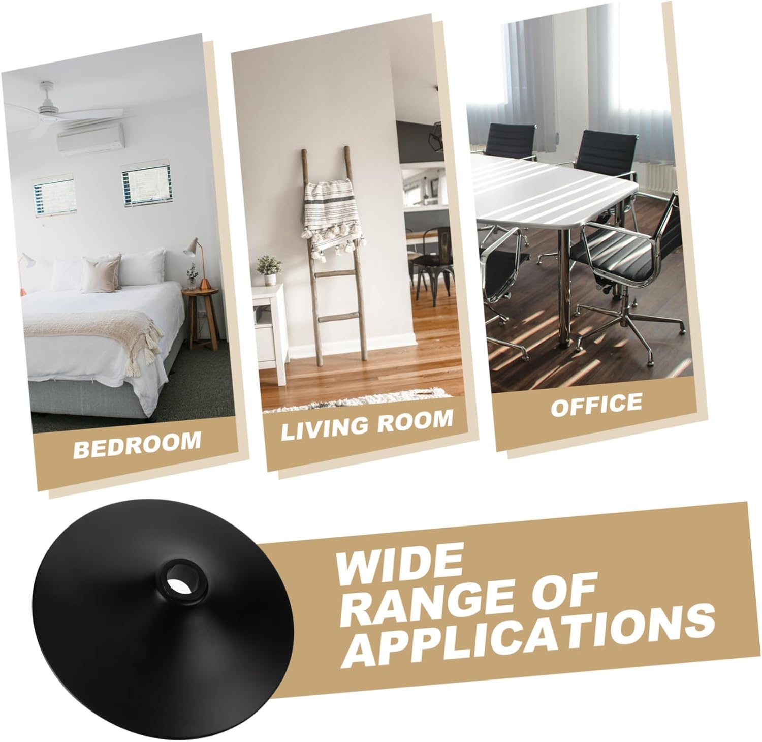 Gadpiparty Modern Bar Stool Base Seat Swivel Plate Rotation Sturdy Metal Mechanism for Counter Height Stools