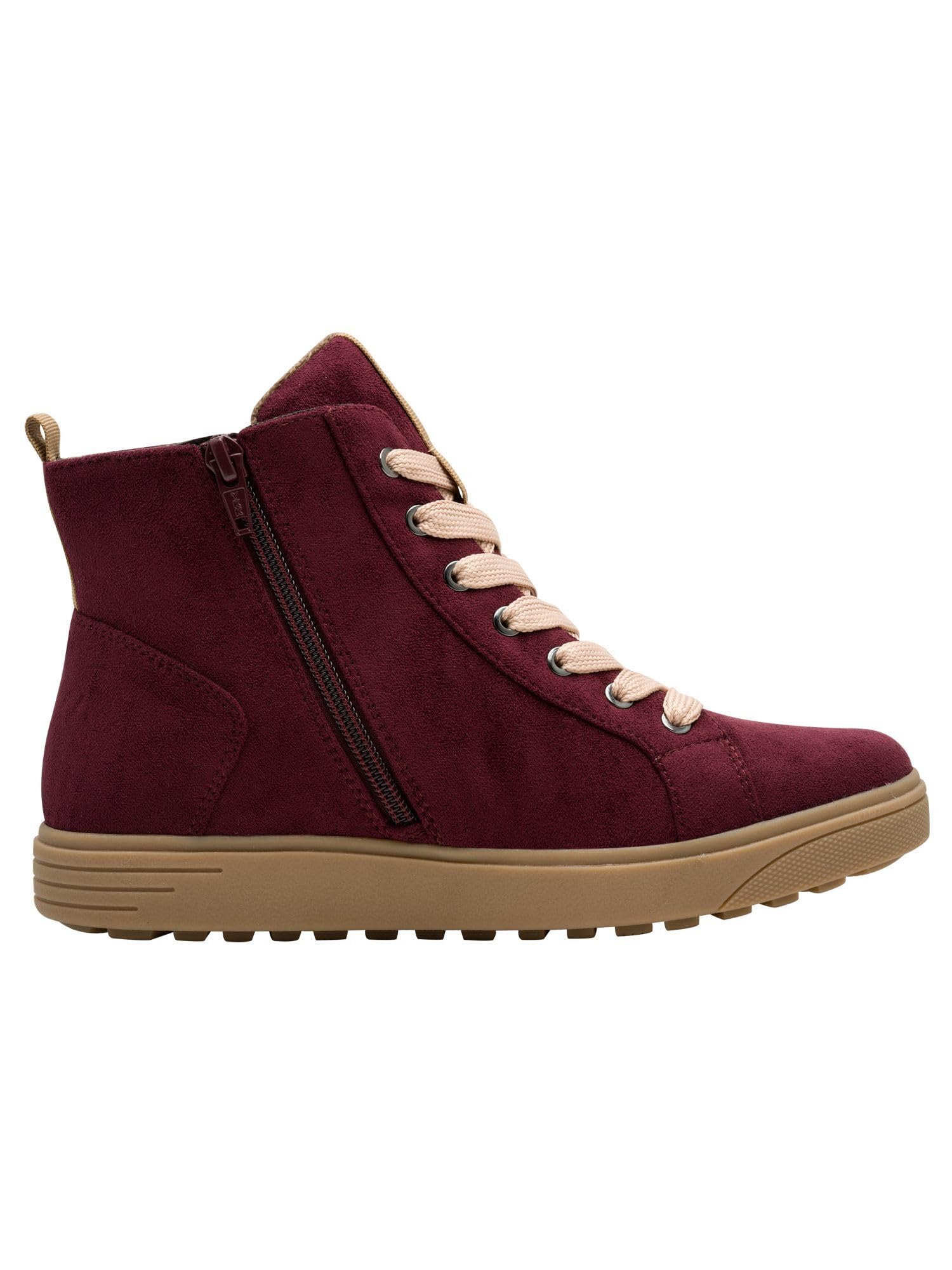 Jana Sneaker da Donna Alte con Lacci vegane