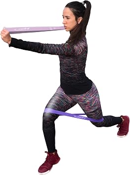 Fit Simplify Resistance Loop Exercise Bands and Fabric Resistance Hip Bands