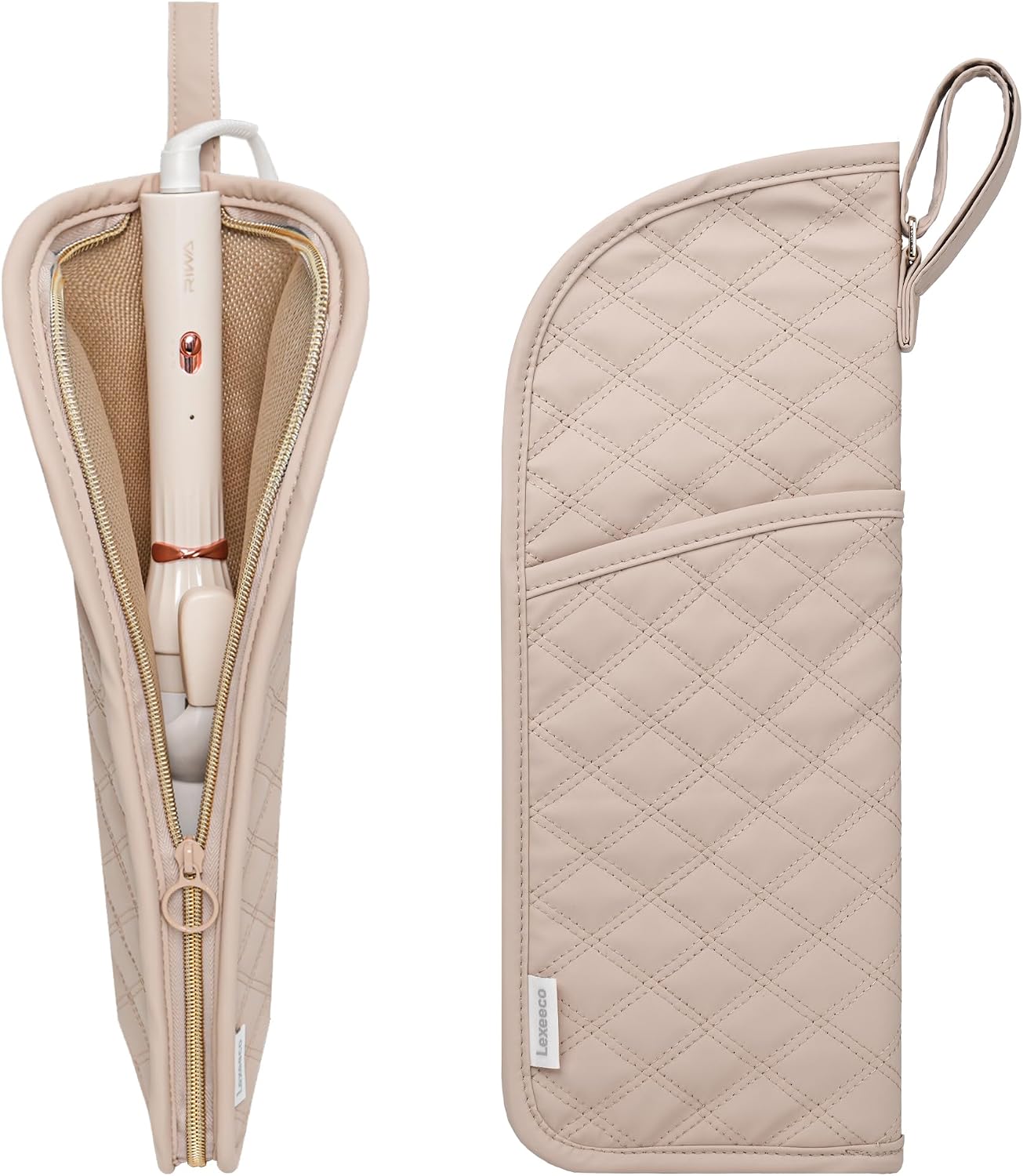 Bolsa resistente al calor para herramientas de cabello miniatura 1