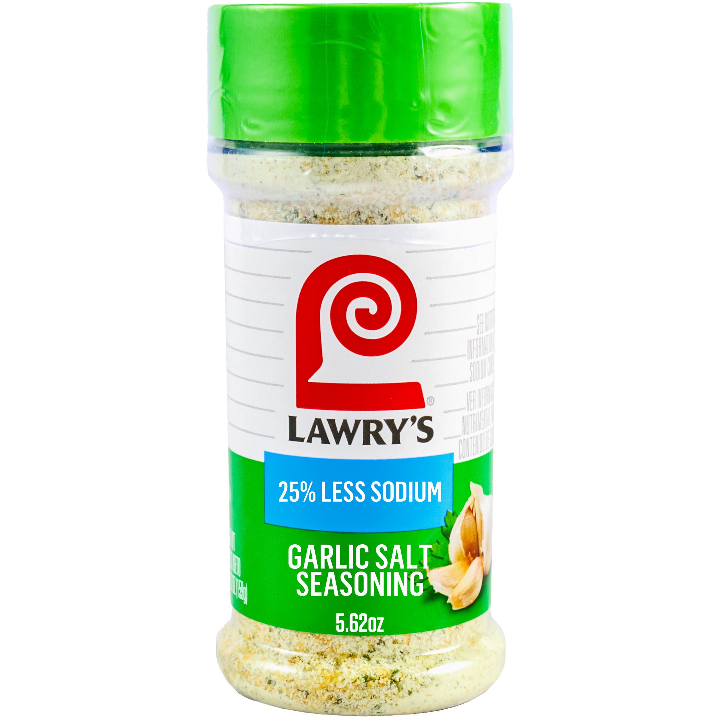 25% Less Sodium Garlic Salt With Parsley, 5.62 oz