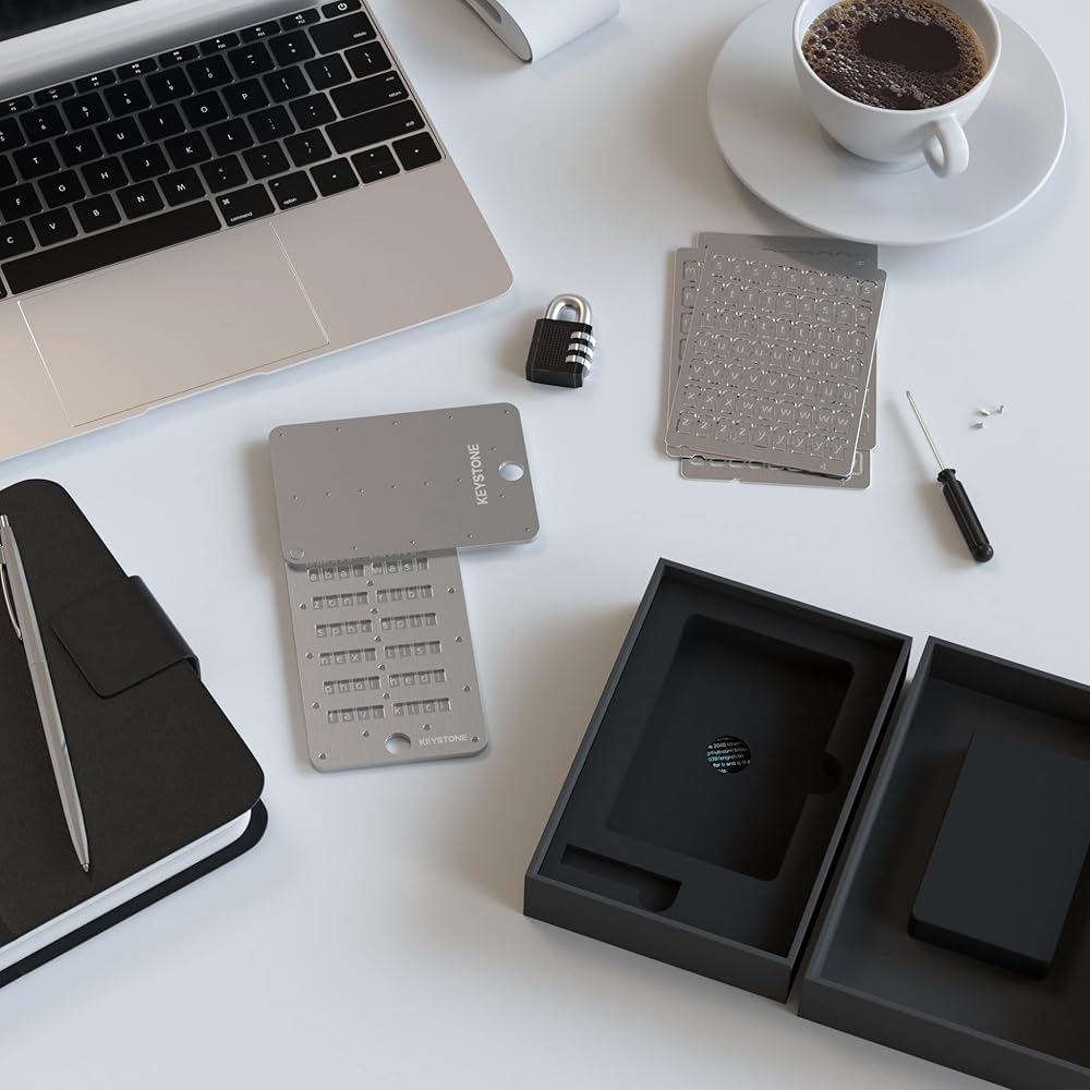 KEYSTONE Crypto Seed Storage, Crypto Steel Capsule Comoros | Ubuy