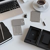 Vista 6 de KEYSTONE Almacenamiento de semillas criptográficas, cartera de metal con cápsula de acero criptográfico, respaldo de almacenamiento en frío