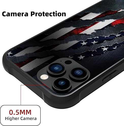 Miniatura 2 de ZHUXUXITT Funda para iPhone 11, diseño de bandera estadounidense para iPhone 11, para hombres y niños, antideslizante, a prueba de golpes, funda