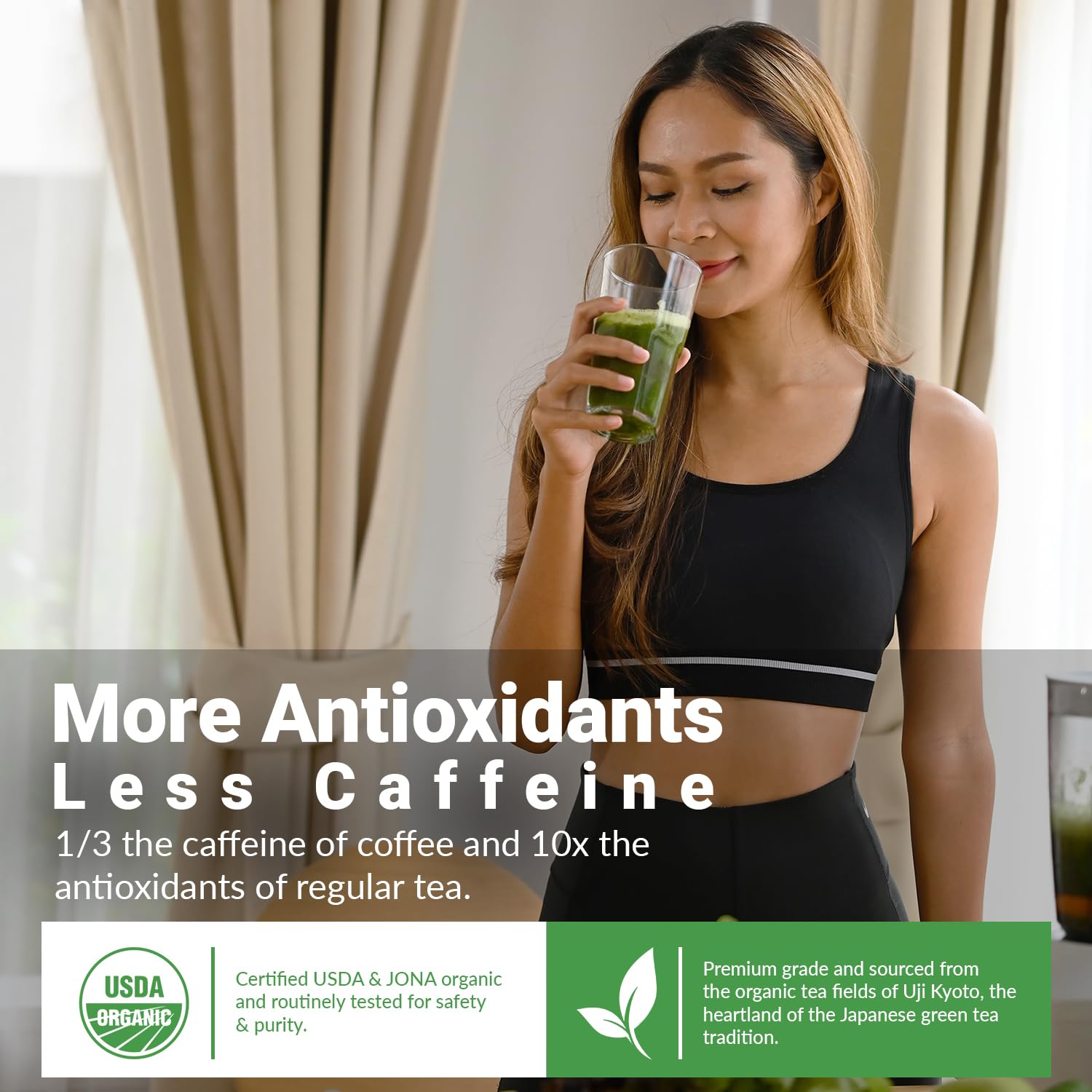 Matcha Moon Barista Grade Matcha Powder – Daily Zen | Premium USDA Organic Japanese Green Tea | Energizing, Mindful & Focus-Boosting Powder for Lattes, Smoothies & Baking – 100g