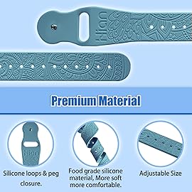 Hion Motion Sickness Bracelets Sea Sickness Wristbands for Motion Sickness/Morning Sickness/Pregnancy Nausea Anti Nausea Wristband Acupressure Nausea Bands Motion Sickness Bands2Pairs-Bule+Beryl