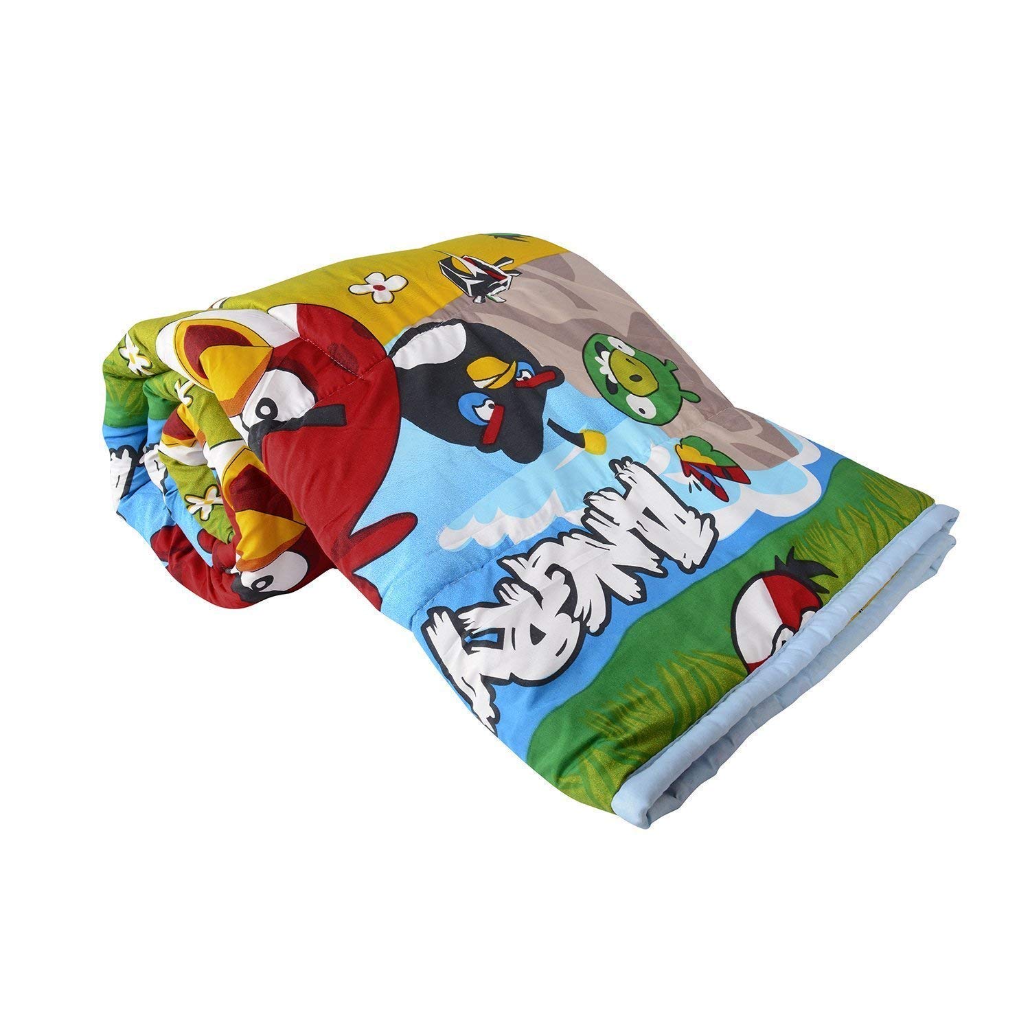 WONDERLOOK Single Bed Cotton TC - 240 Ac Blanket Dohar/Quilt, Size -54X84 Inches - Multi Col. (Cartoon Kids) (Motu patlu, Single)-image-28