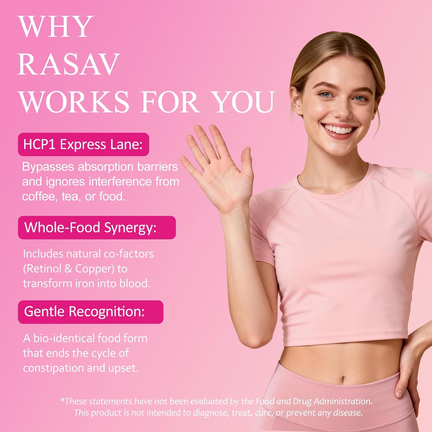 Beef Organ Supplement for Women - Ferritin Supplement for Women, Grass Fed Liver, Uterus, Ovary & Bone Marrow - Natural Anemia Support, Energy & Hormone Balance - Pasture Raised- 360 Count