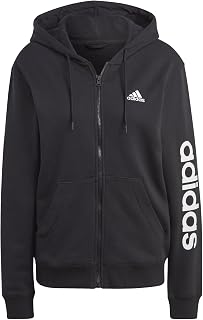 adidas Women's Essentials Linear Full-zip French Terry Sweatshirt (pack of 1)