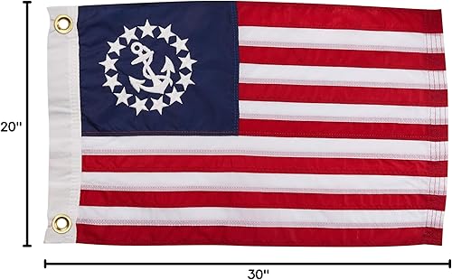 Vista 3 de Taylor Made Productos US Bandera de barco yate Ensign cocido