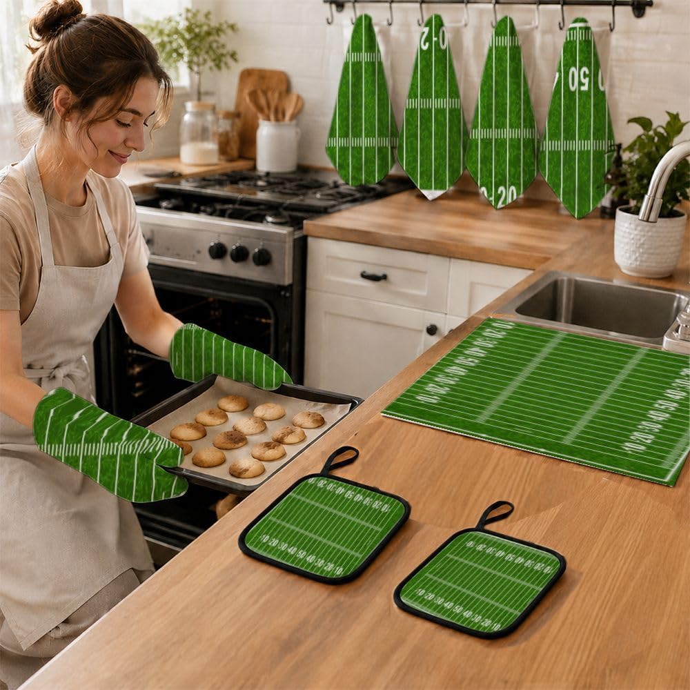 9PCS Campo di Calcio Cucina Decor e Accessori Set