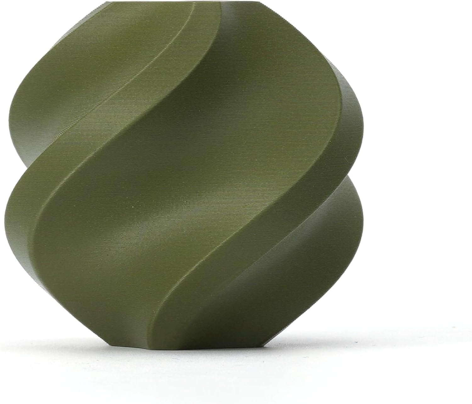 Original 1.75MM PLA Matte Refill Filament High Toughness High Speed &Easy Printing Eco Friendly with RFID for Bambu Lab A1,X1,P1 AMS 1KG +/- 0.03mm (Without Spool) (Dark Green 11501)