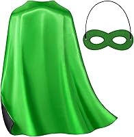Vista 13 de Capas y máscaras de superhéroe de doble cara para niños, perfectas para Navidad, Halloween, cosplay y fiestas