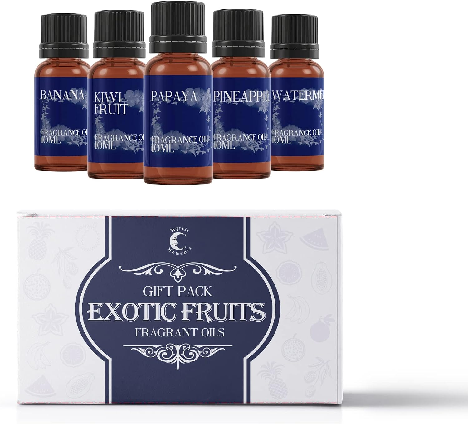 Mystic Moments | Fragrant Oil Starter Pack - Exotic Fruit Oils - 5 x 10ml