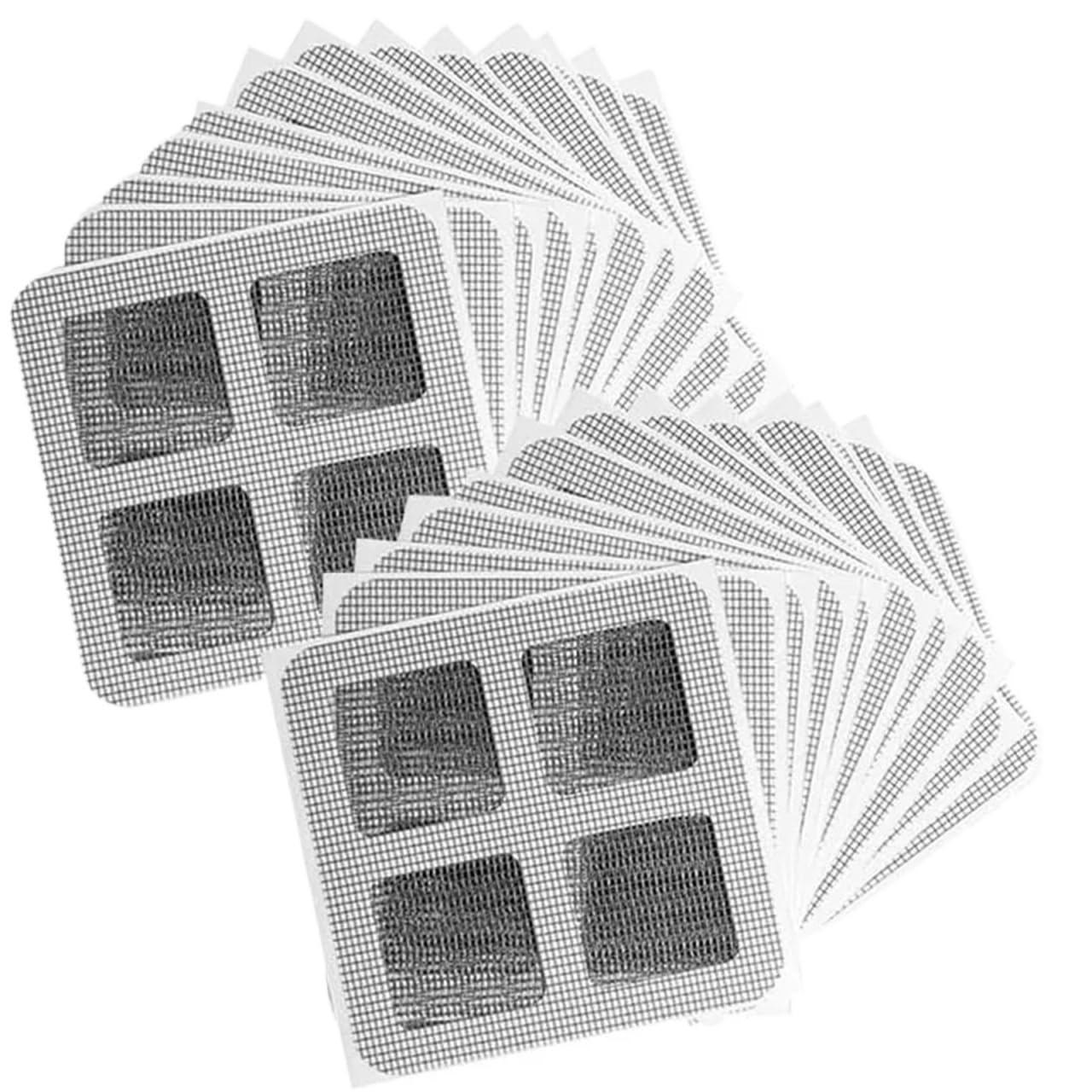 Haarfangsieb for Dusch- und Badezimmerabläufe, Verstopfungsschutz, Bodenablauf-Aufkleber, Reparaturflicken for Fliegengitter FüR KüChe Dusche Badezimmer(500PCS)