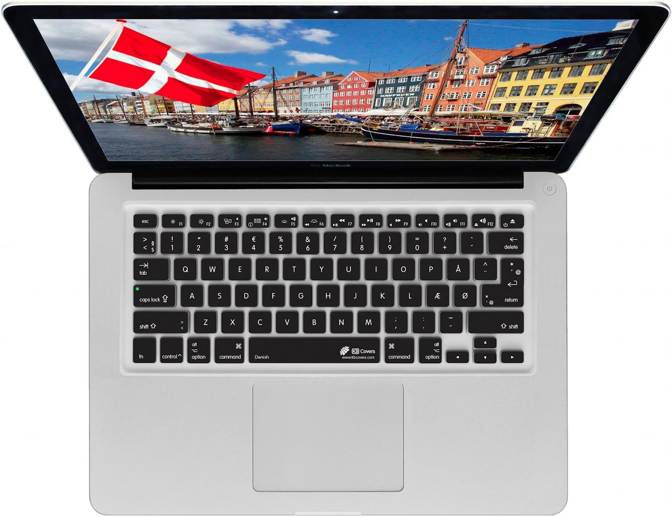 KB Covers Keyboard Cover for MacBook/Air 13/Pro (2008+)/Retina - Danish (DAN-M-CB-2)