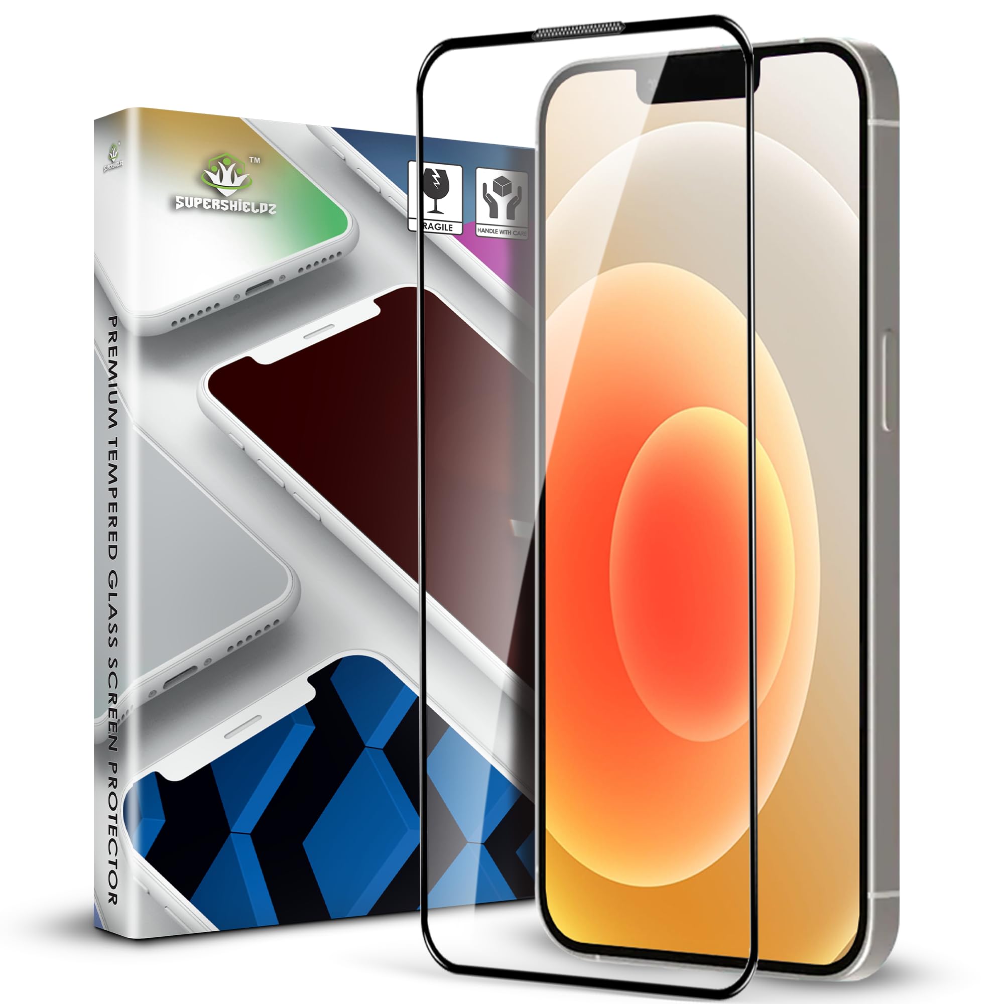 Supershieldz NeoGuard HD+ Tempered Glass Screen Protector Guard for iPhone 13 Mini, 9H Hardness, Anti-Static, Case-Friendly, Easy Installation Kit – 1 Pack-image-12