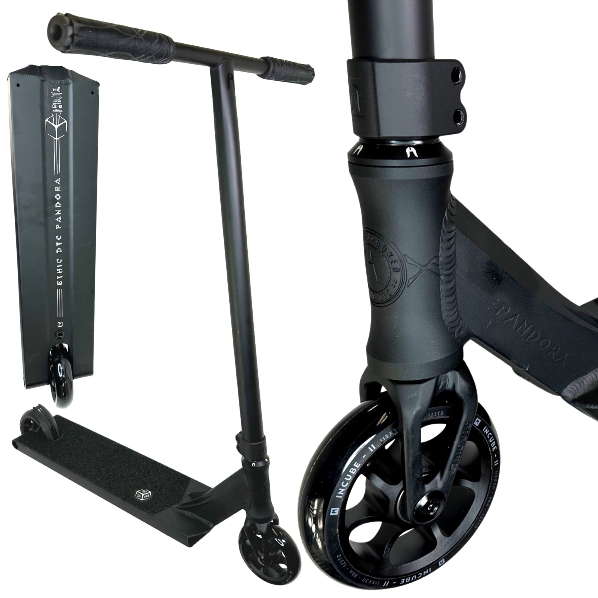 Ethic DTC Erawan I Pandora I V2 Trottinette cascade I Hauteur 80-90 cm I Léger I Park I Hybride I Street I Tret I Trick I Enfants I Scooter I Lightweight I Freestyle