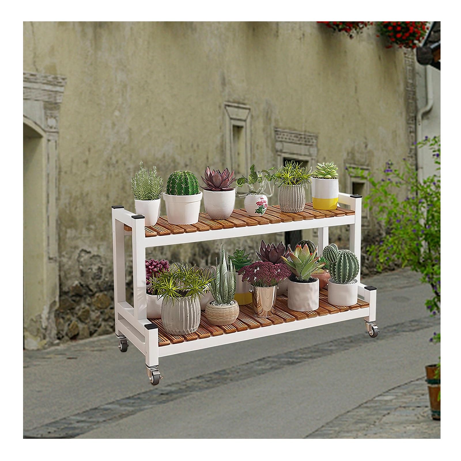 フラワースタンド ガーデンラック 園芸ラック プランタースタンド 花棚