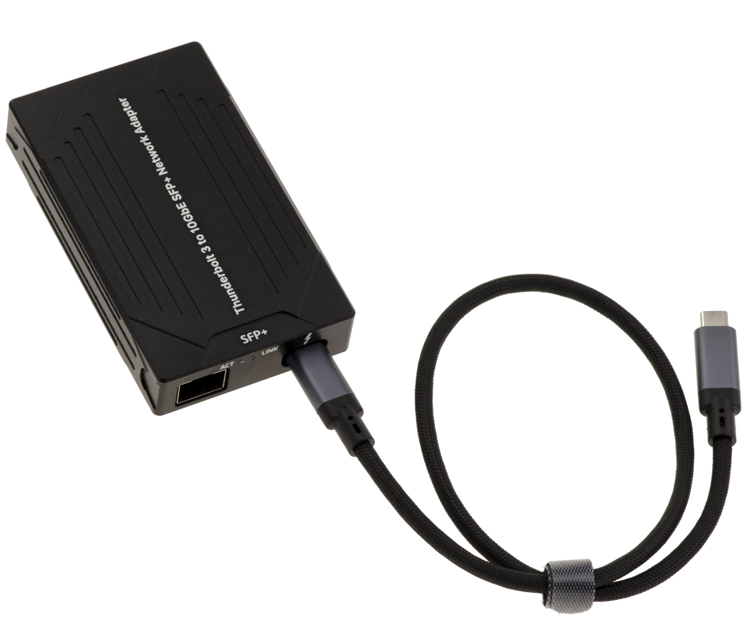 KALEA-INFORMATIQUE USB 4 Thunderbolt 3 10G to SFP+ Fiber Network Adapter Cord with Intel I82599 Chipset