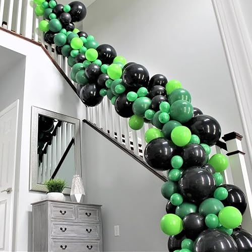 Miniatura 8 de Biapian Globos rojos, amarillos y azules, 60 globos rojos y azules verdes, globos de látex mate de 12 pulgadas, globo de confeti colorido para