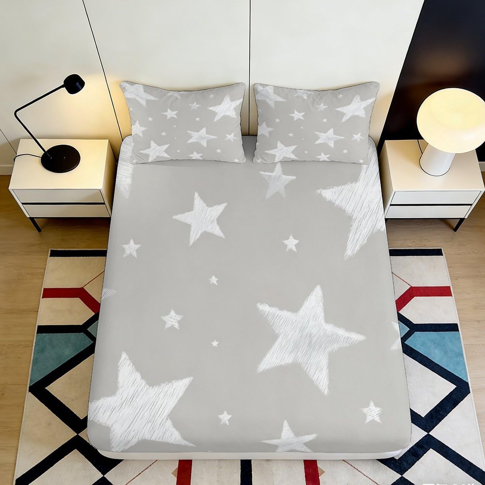 3D Printed Sunflower Fitted Sheet Microfiber Deep Pocket Non-Slip Bedroom Sunflower Mattress Fitted Cover for Adults Teens 90x200x25cm