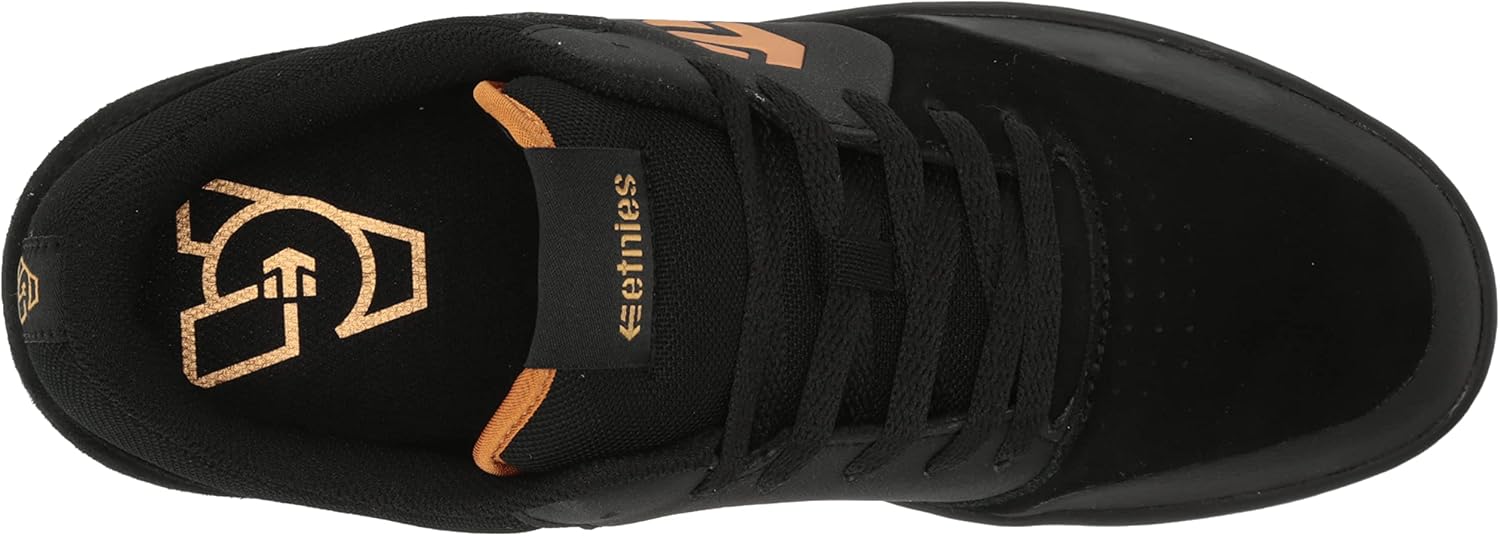 Etnies Mens Marana Skate Skate Sneakers Casual Shoes Casual - Brown 3.5 Black/Gold