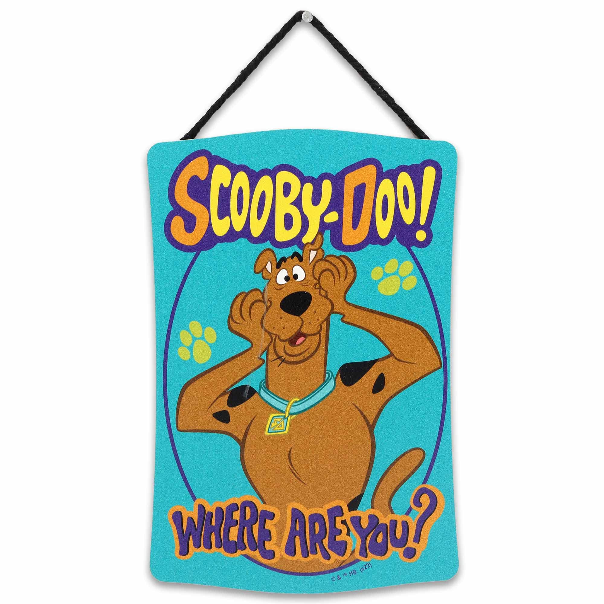Scooby-Doo décoration murale en bois fun style vintage style rétro panneau suspendre