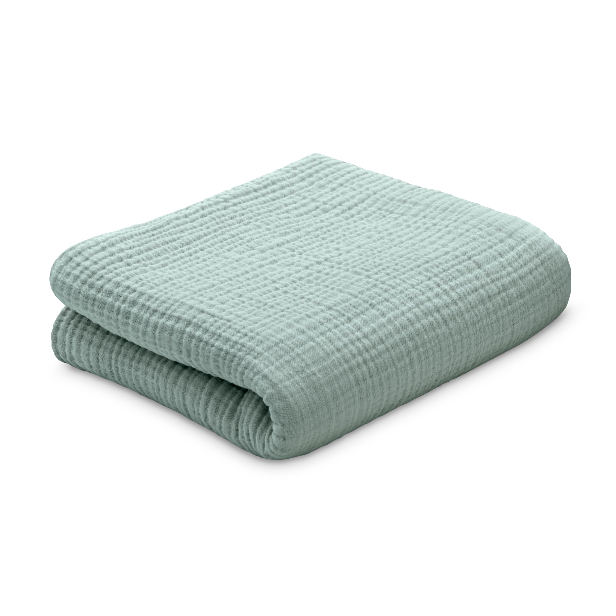 Ehrenkind Tagesdecke Waffelpiqué Jade 230 x 250 cm – Bettüberwurf aus 100% Bio-Baumwolle, Oeko-TEX® Zertifiziert
