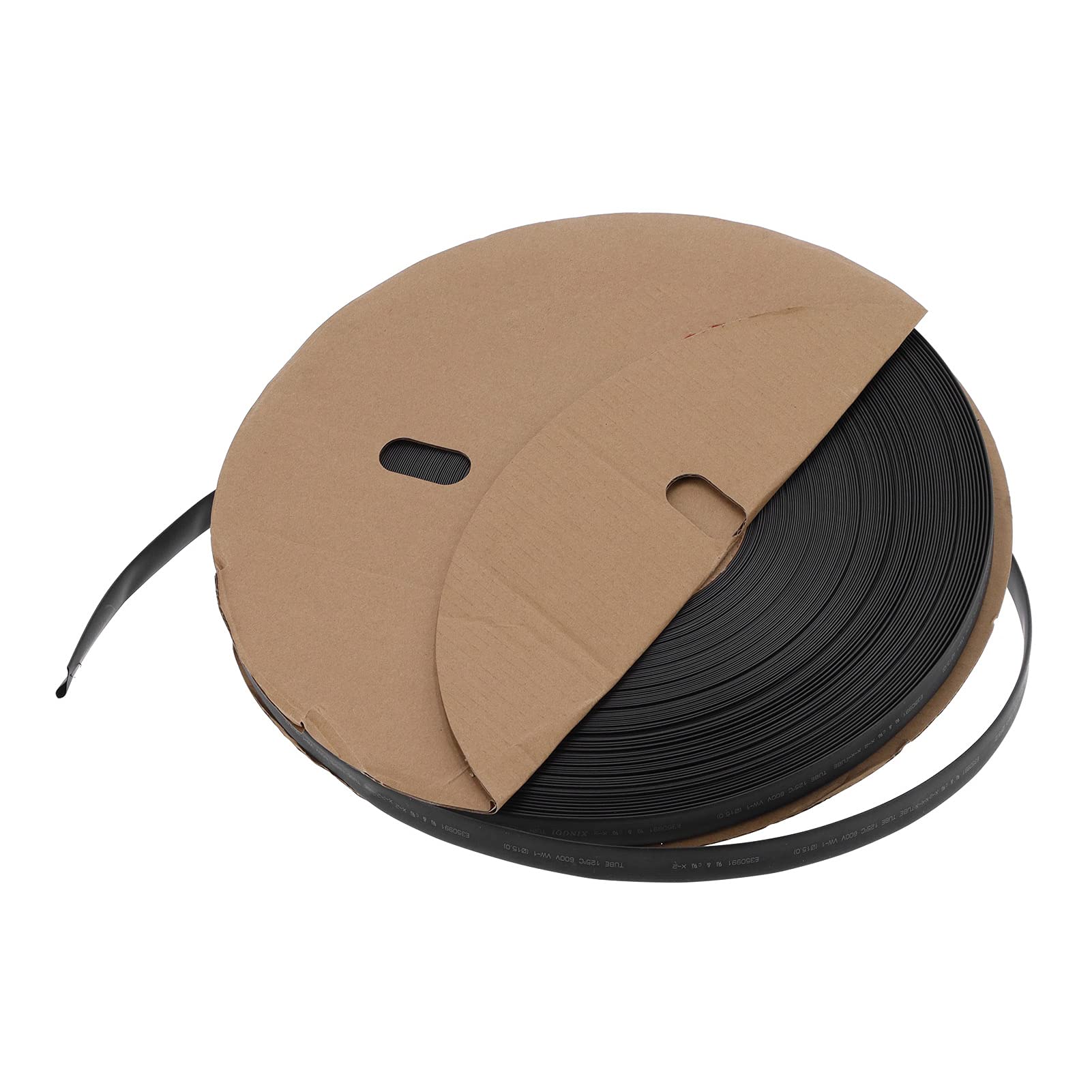 Funda termorretráctil de 15 mm - Tubo de Pared Simple de poliolefina de 100 m para protección de Cables eléctricos Envoltura de Aislamiento Los Cables se Encoge a 7,5 mm