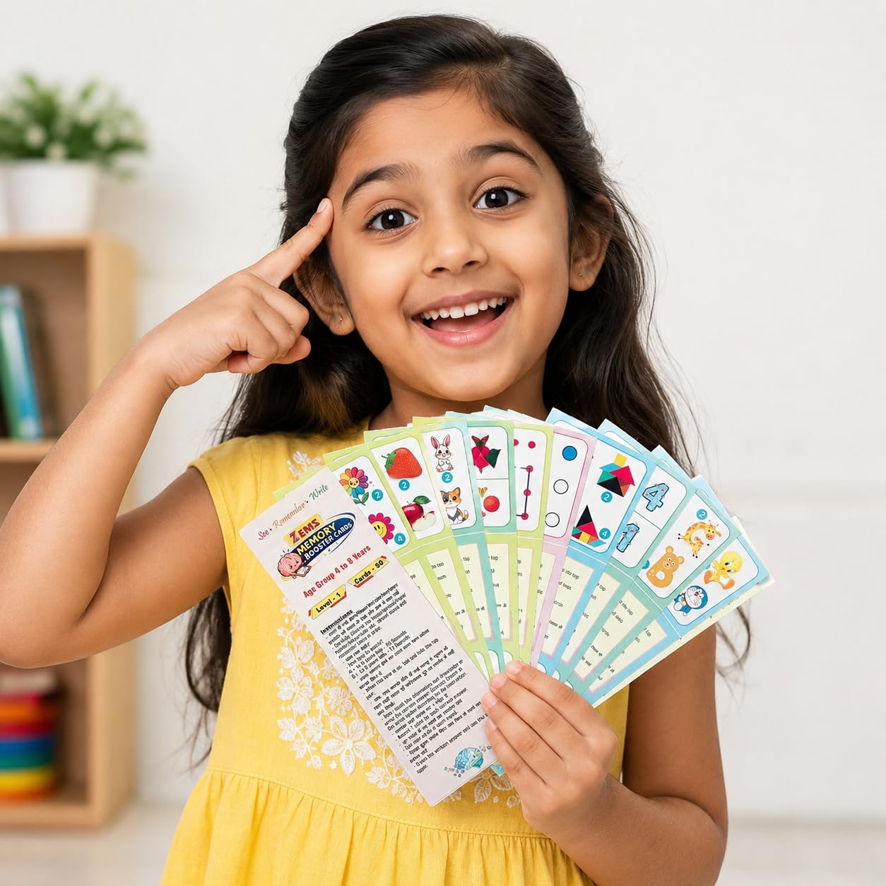 Buy ZEMS Memory Booster Activity Cards for Kids 4-8 Years | Visual