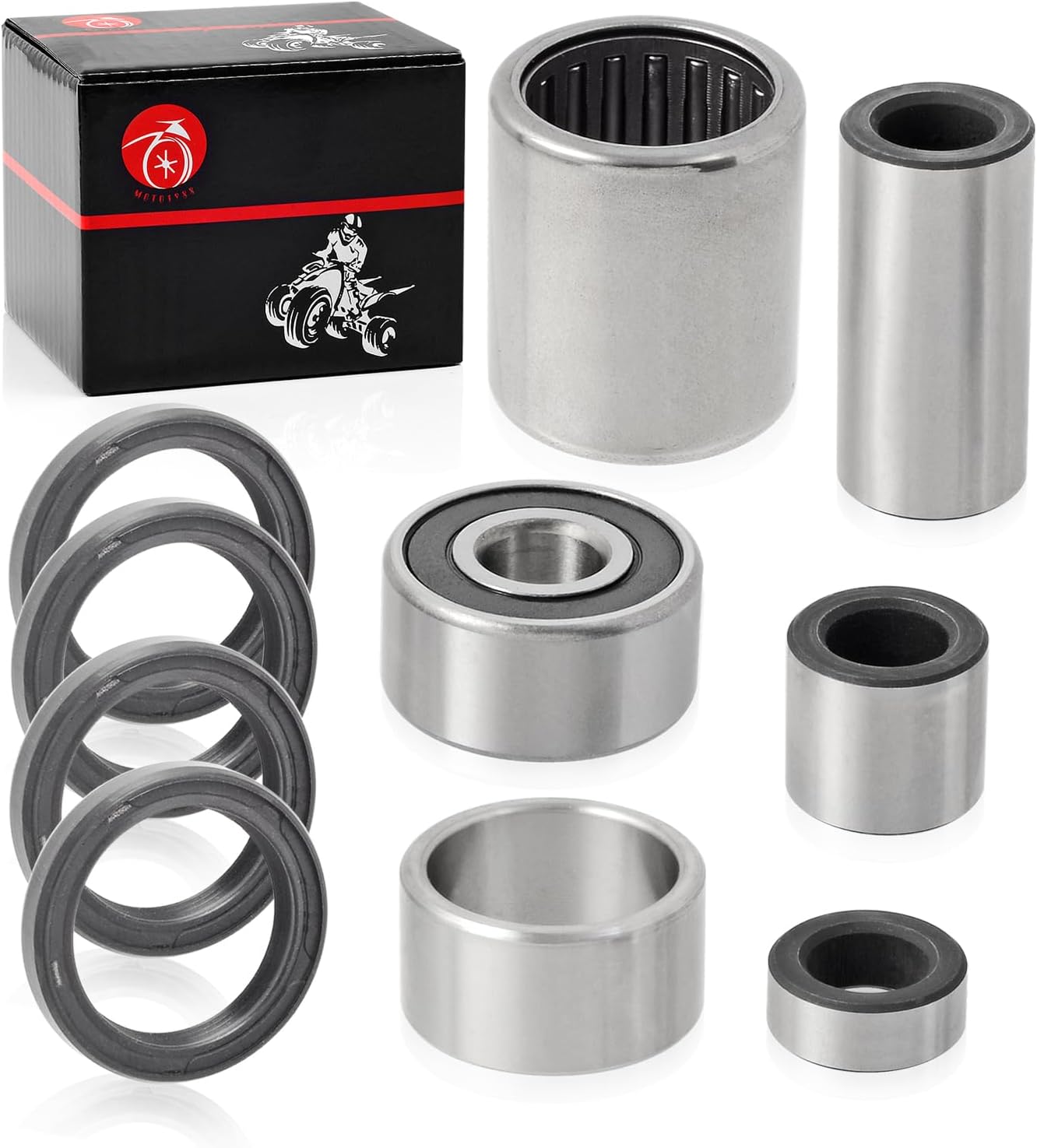Swingarm Bearing Bushing Seal Kit For Honda Rancher 420 TRX420 FE/FM/TE/TM/FPE/FPM 2007-2013 Foreman 500 TRX500 FE/FM/FPE/FPM 2012-2013