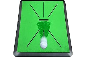 COOLMOON Golf Swing Aid Training Mat with Batting