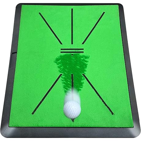 COOLMOON Golf Swing Aid Training Mat with Batting