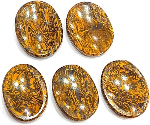 Miniatura 5 de WholesaleGemShop-GEMSCITE - Hermosas 30 piezas de piedras de preocupación para el pulgar con cristales curativos de cristal Reiki, piedra de palma