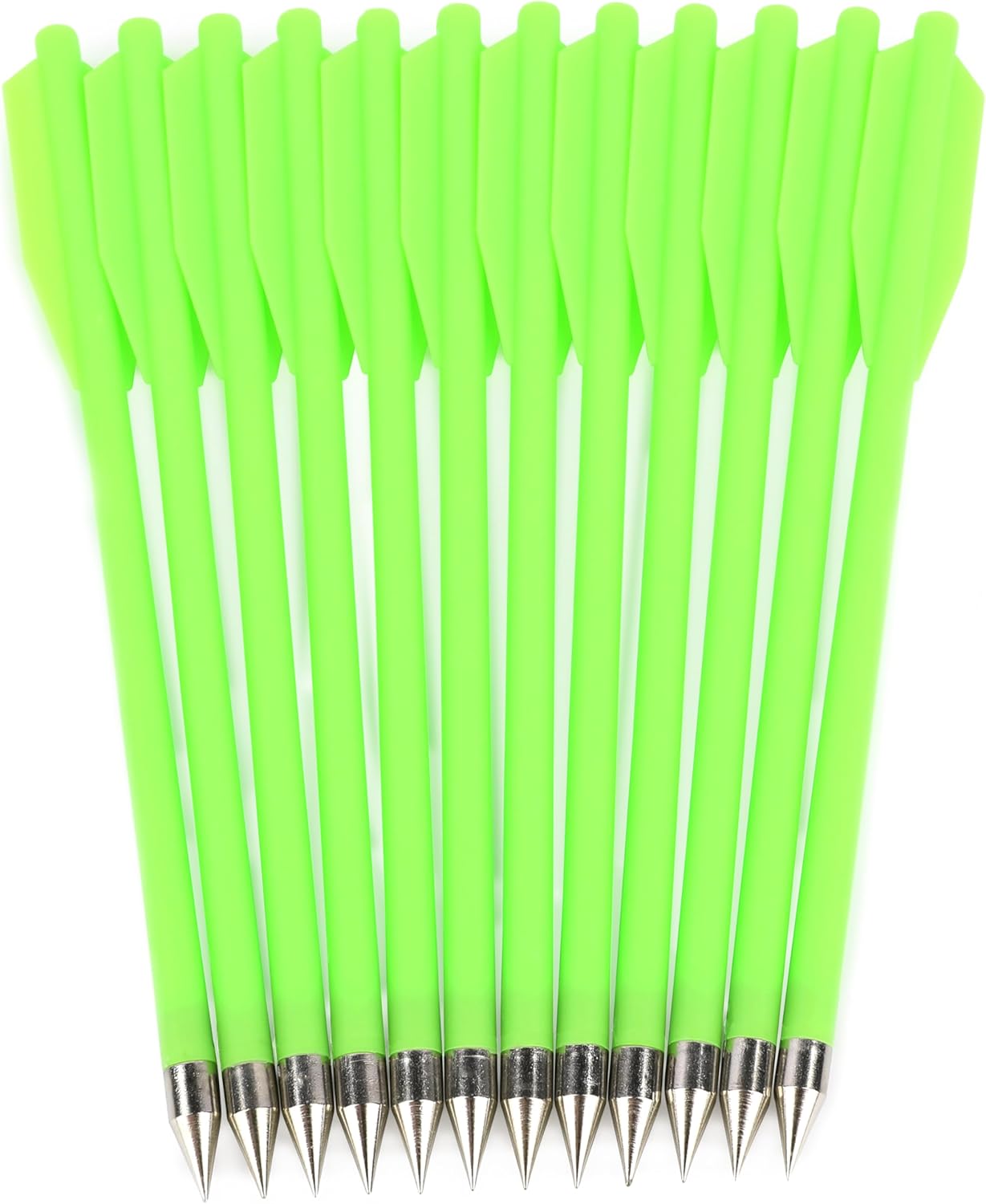 6.3 Inch Crossbow Arrows (with Fixed Sharp Iron arrowheads) for Target Shooting Training Hunting Game Outdoor Fishing, Reusable(12pcs)