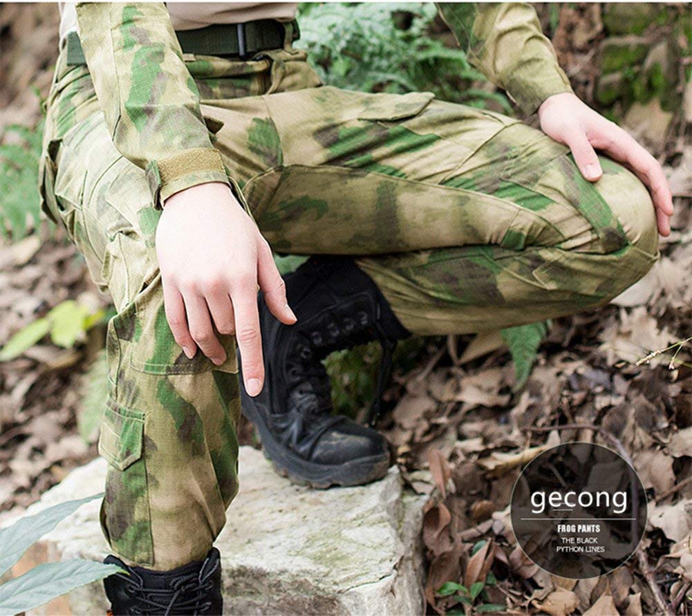 Męskie spodnie wojskowe z kieszeniami, moda męska, spodnie rekreacyjne, spodnie wojskowe, spodnie dresowe, spodnie do wędrówek, spodnie do biegania, Gecong, 38