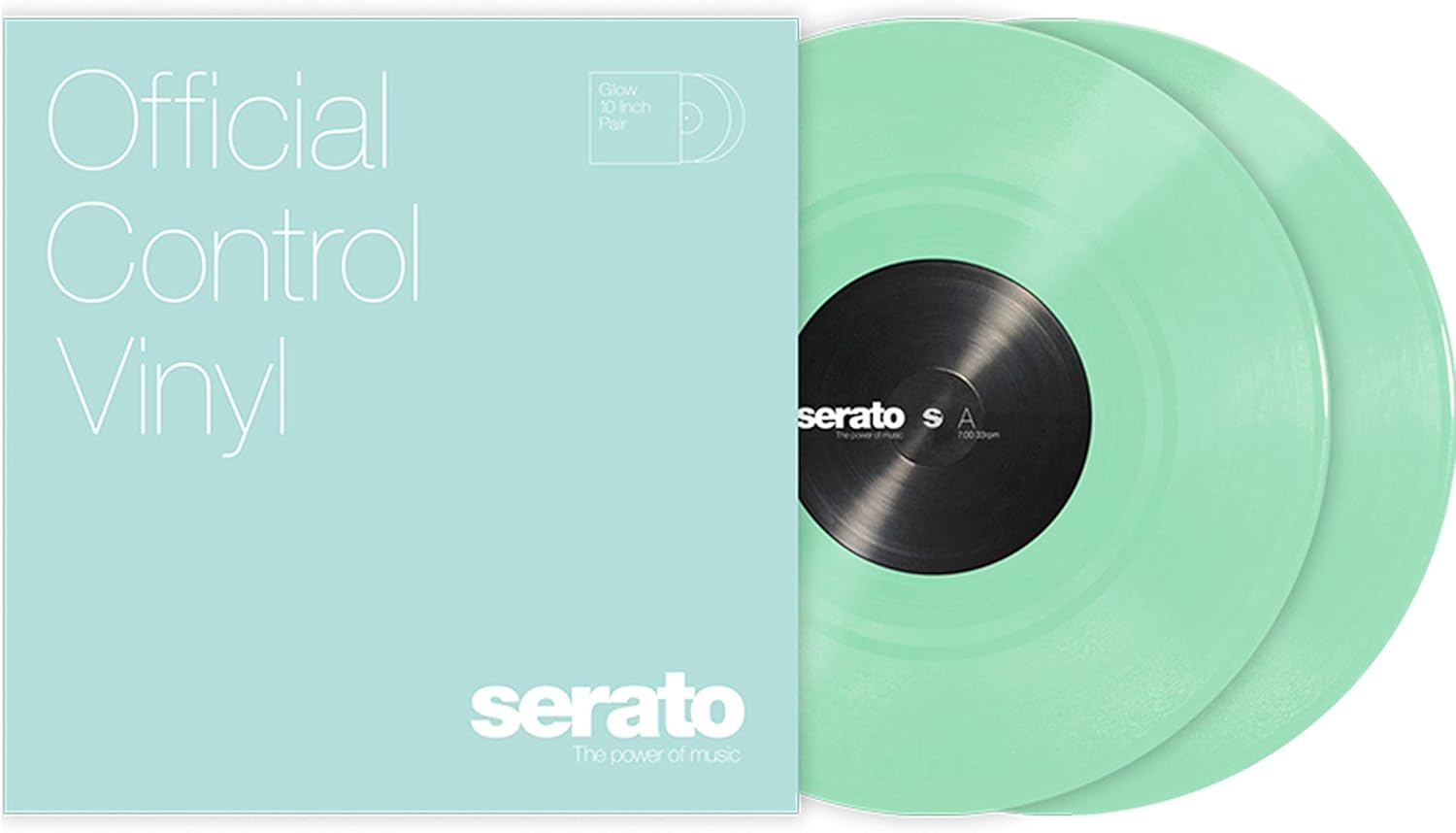 10" Serato Control Vinyl - Standard Colors - Blue (Pair)