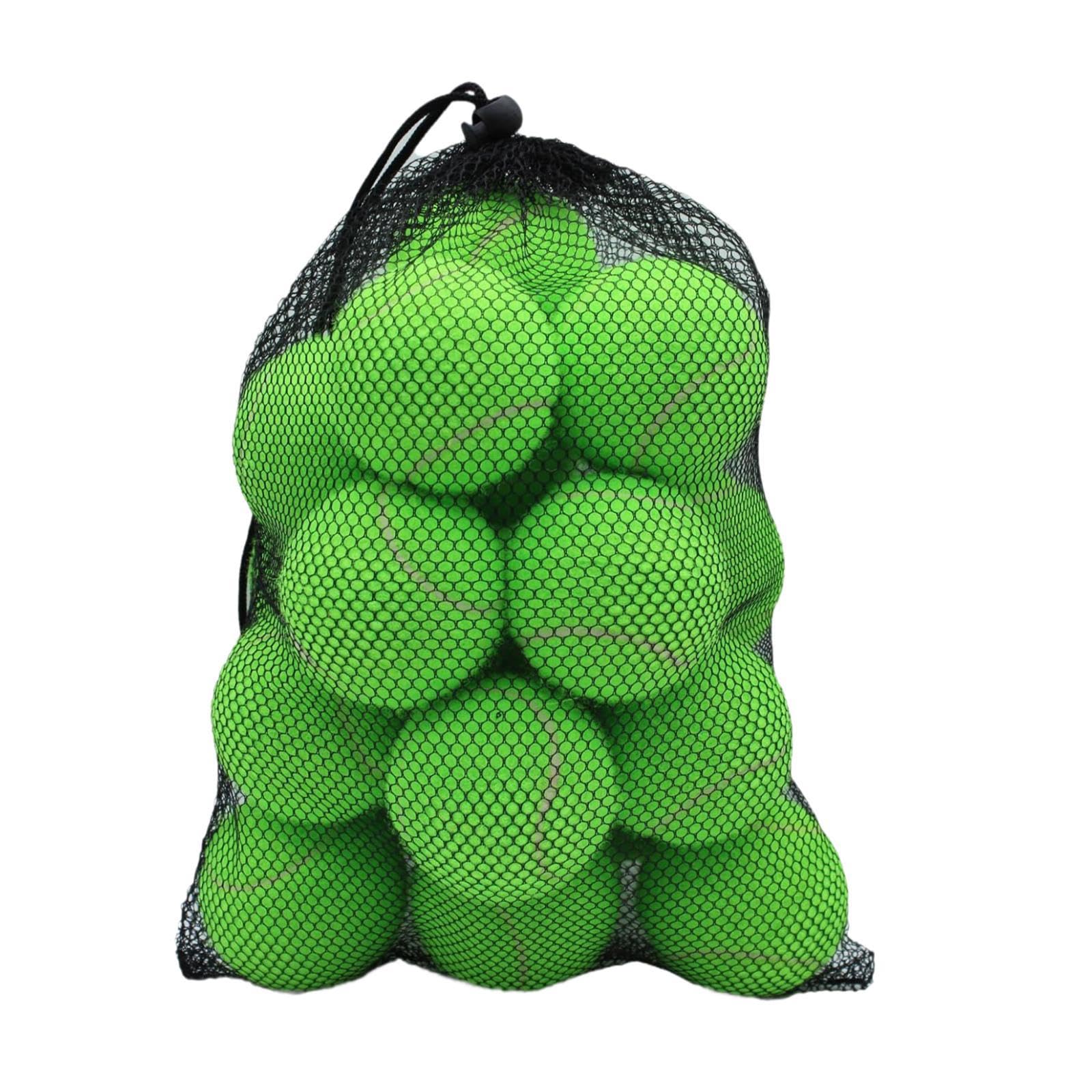 20 Stück Tennisbälle Übungsbälle Trainingsbälle Sportbälle aus Gummi Filz für Kinder Erwachsene Hunde Sportübungen Freizeit