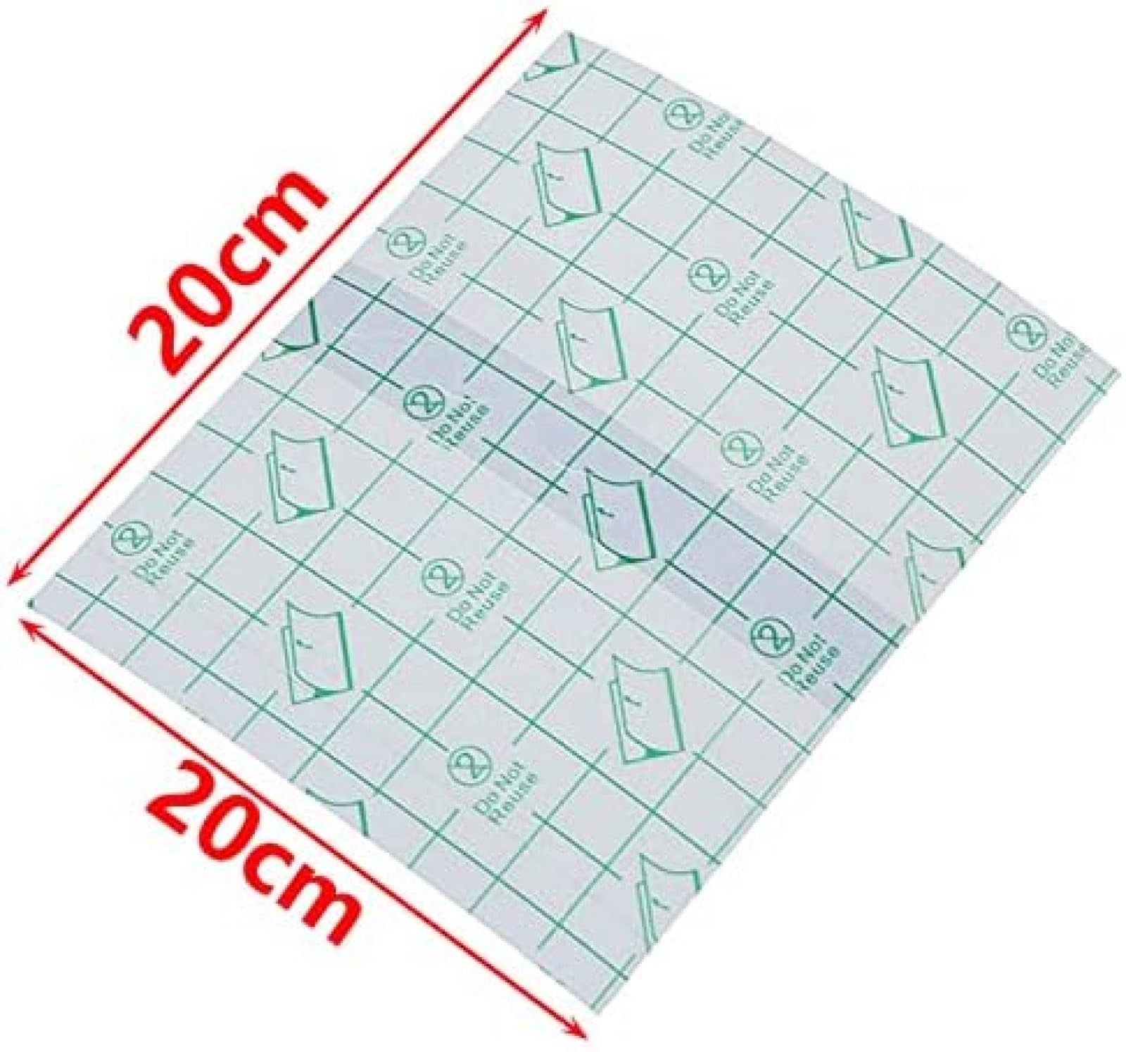 Peritonealdialyse-Duschschutz, transparenter Filmverband zur Fixierung der Haut, Dialyseanschluss, wasserdichtes Peritonealdialyse-Pflaster, 100 Stück
