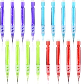 16pcs Mini Automatic Pencils,Mini Mechanical Pencils for Kids,Mini Pens Stationery Supplies for Writing Drawing Mechanical Pencils Students Kids Boys Girls Classroom Prizes Home Office School