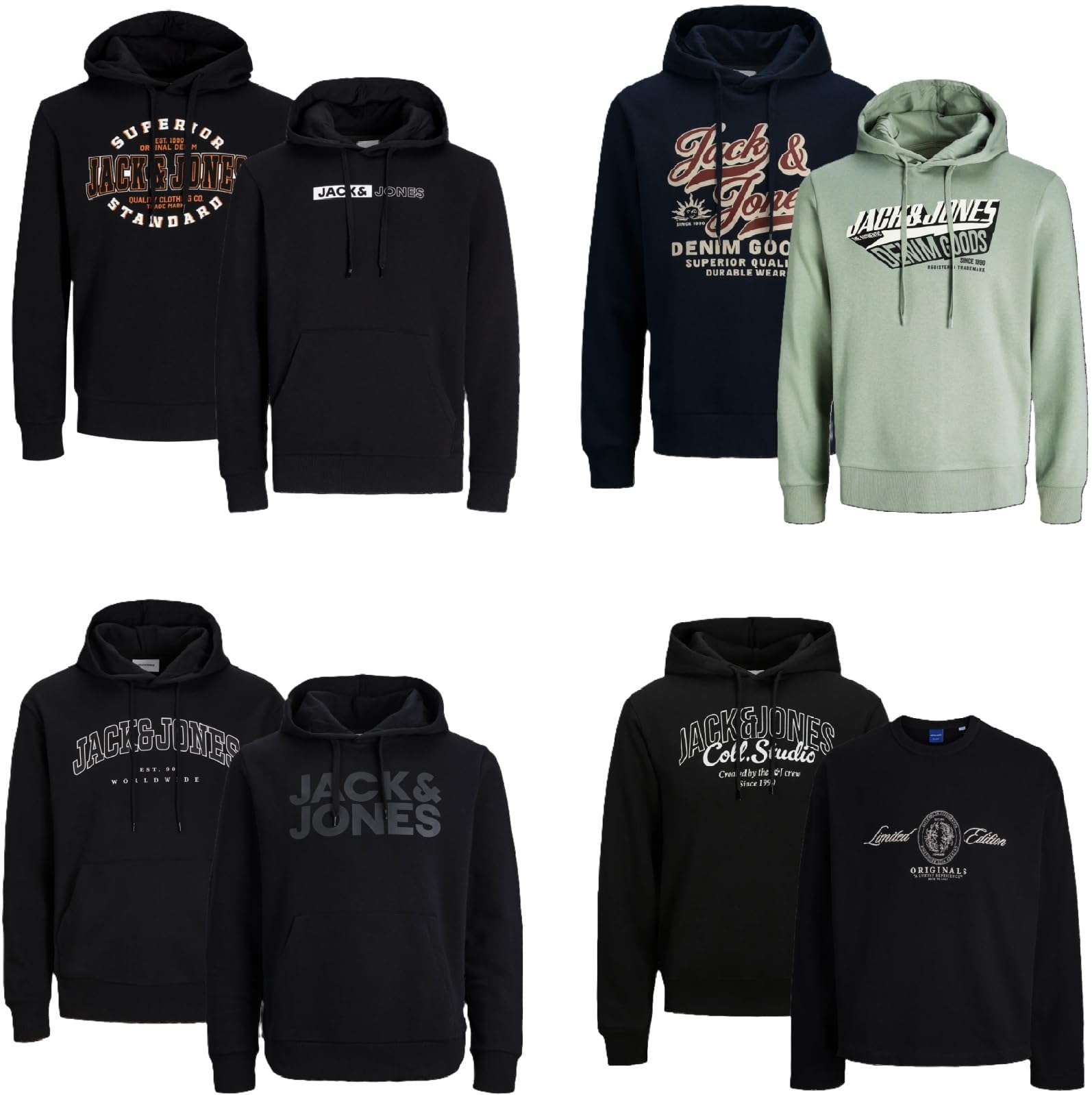 Jack & Jones JJESTAR JJ NOOS - Felpa - dark navy/blu scuro