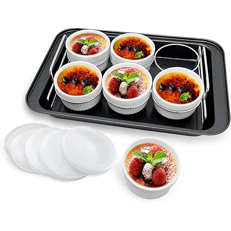 Creme Brulee Kit with Porcelain Ramekins