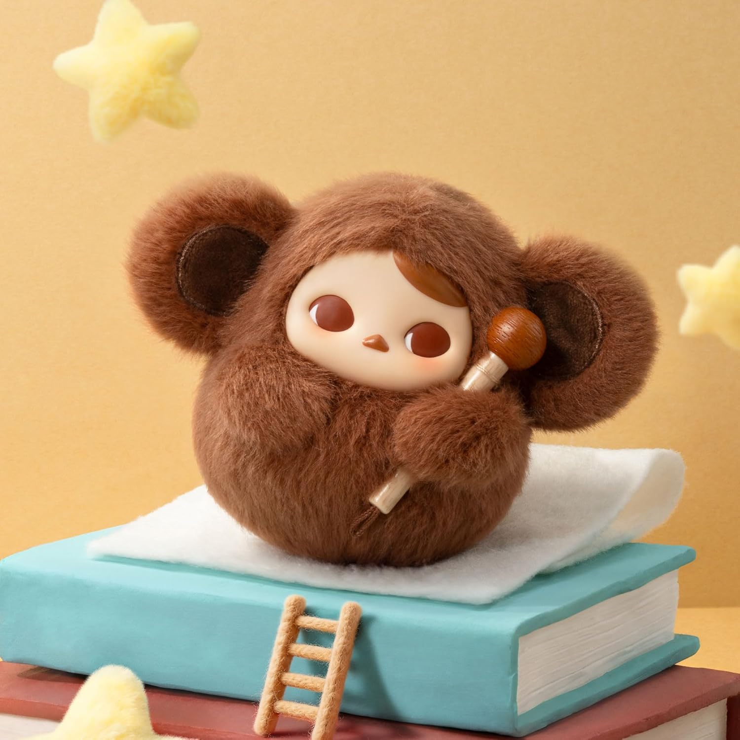 POP MART PUCKY Tap Tap Babies Series-Vinyl Plush Pendant Blind Box Figures, Collectible Toys Home Decorations, Holiday Birthday Gifts for Girls and Boys, Single Box