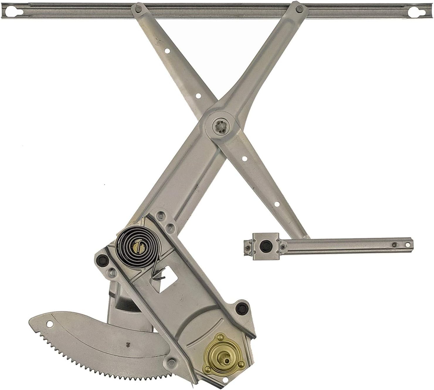 APDTY 851624 Manual Window Regulator (Regulator Only); Compatible with 1997-2004 Dodge Dakota (Front Left; Manual Hand Crank; Standard or Extended Cab Pickup Only)