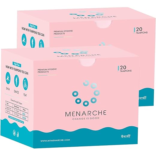 Menarche Organic Cotton Tampons Regular Flow 40 pcs