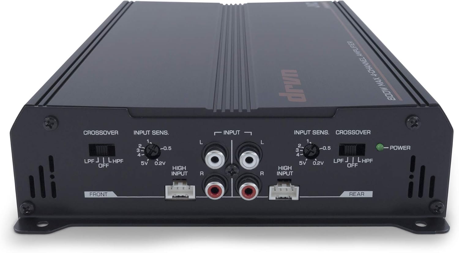 Crеаtіvе Prоduсt JVC KS-DR3004 1000W Peak DRVN Series Class-AB Bridgeable 4-Channel Power Amplifier