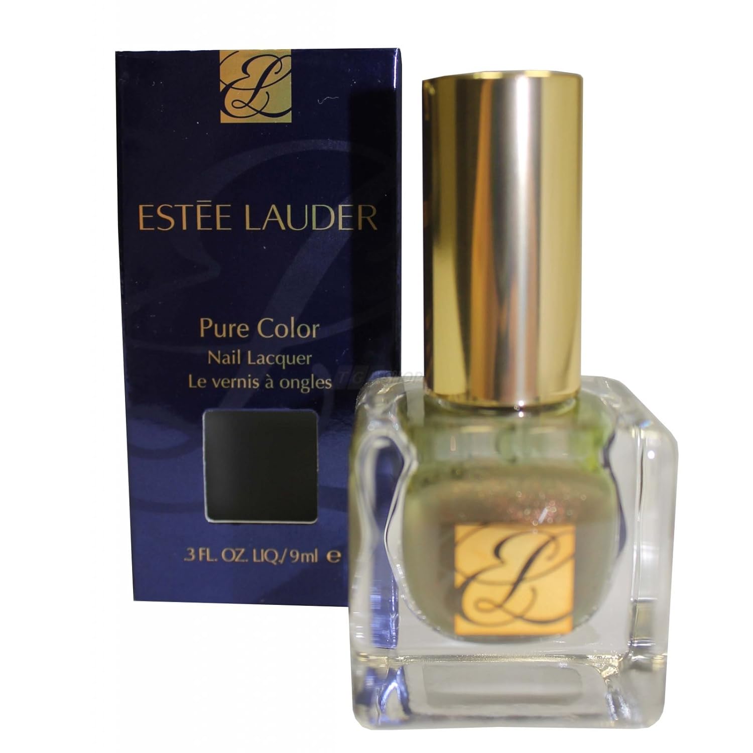Estee Lauder Nail Polish Metallic Sage Modern Mercury