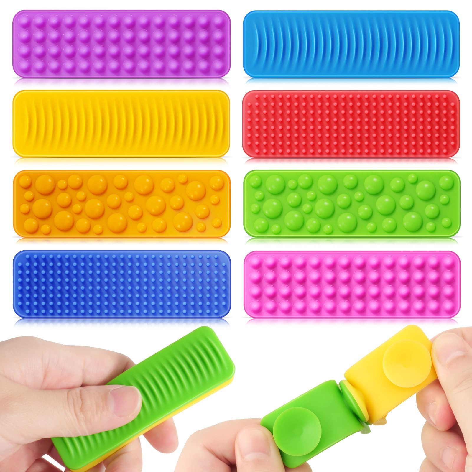 8-teiliges Sensorik Fidget Spielzeug – Anti-Stress, Beruhigend Für Kinder & Erwachsene