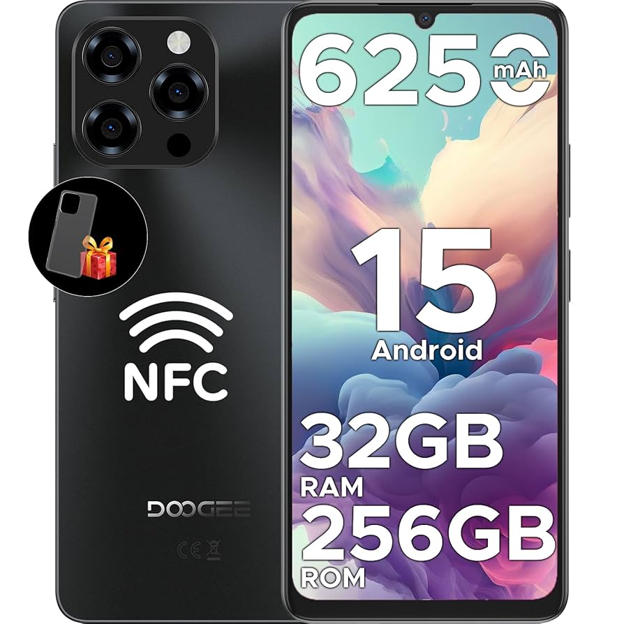 DOOGEE N58pro　Android 15 SiMフリー32GB 256G Amazon.com: DOOGEE Note 58 Pro Android 15 Unlocked Cell
